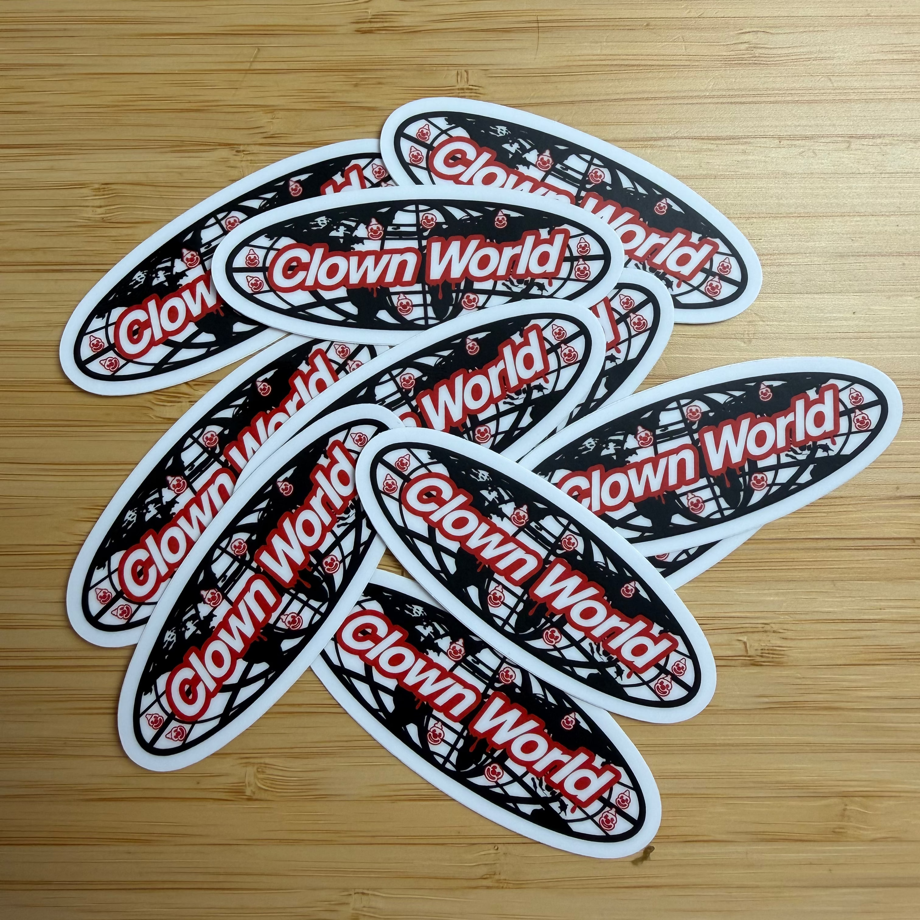 Clown World Sticker 3 Pack